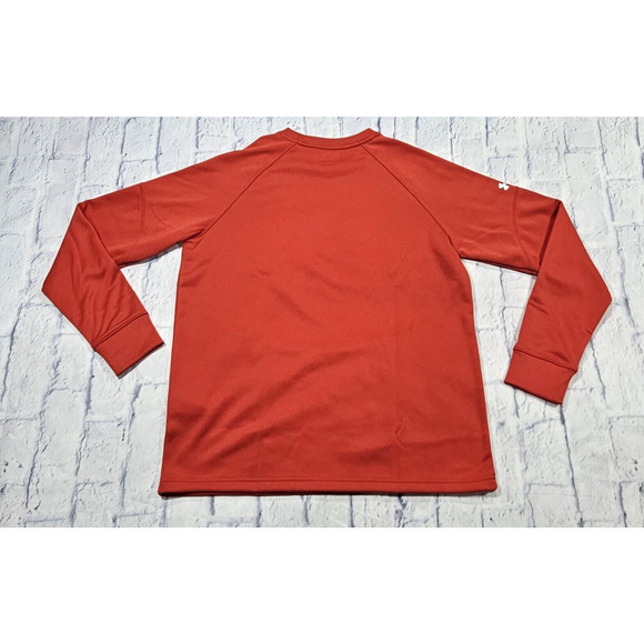 Utah Utes University Under Armour WOMENS SZ M Sweatshirt Red - Picture 9 of 10